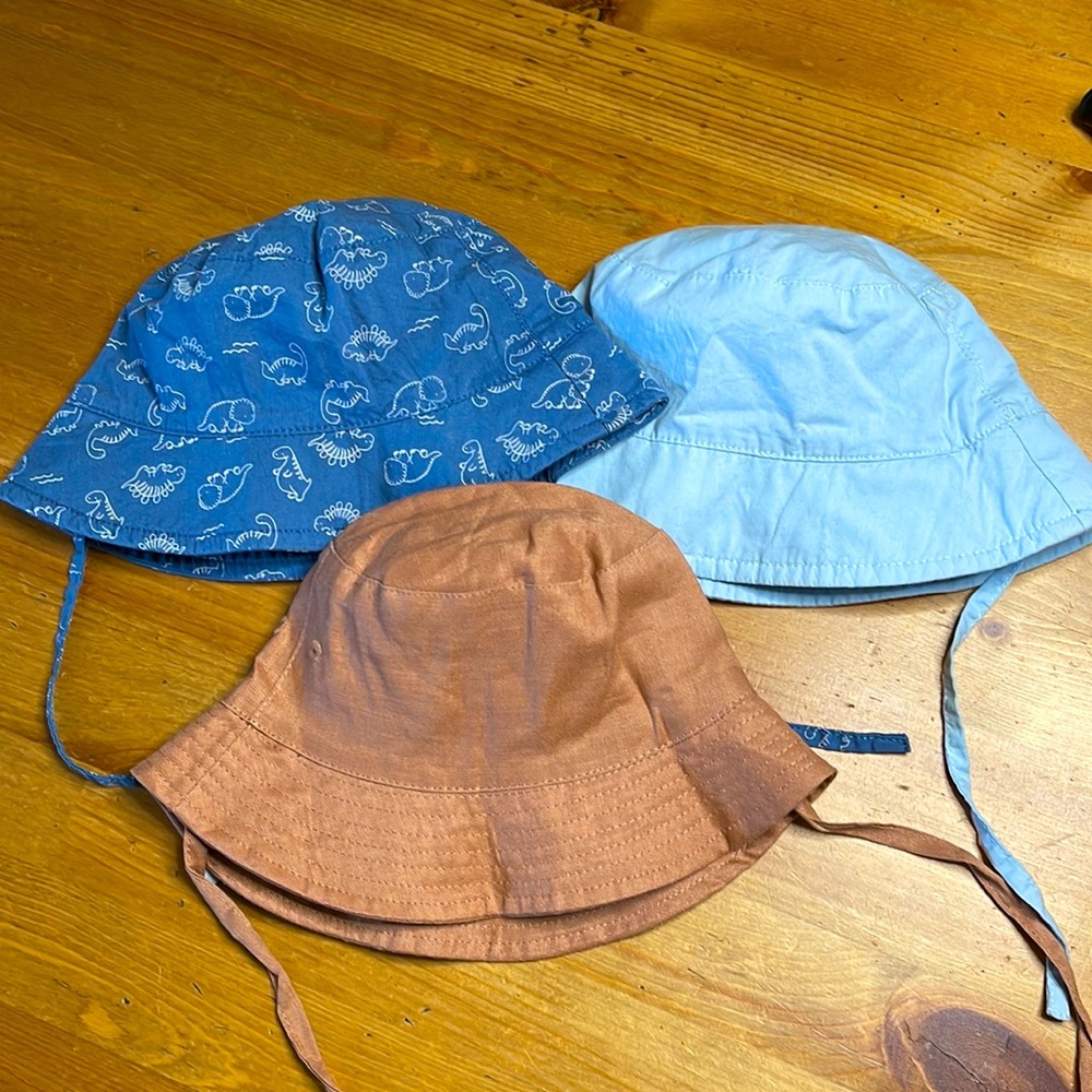3 Pack Baby Bucket Hats